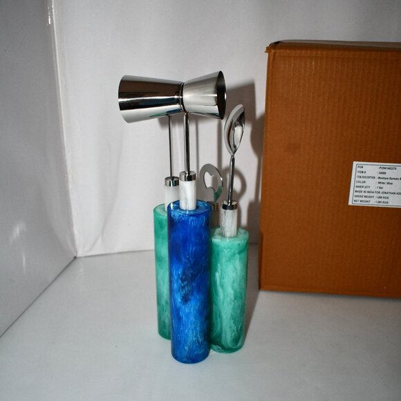 Jonathon Adler  Como Barware Set # 34088  NIB - Picture 4 of 6